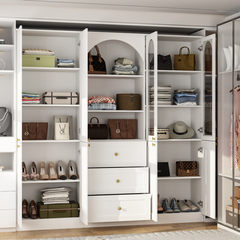 Lark Manor™ 8- Door Closet System With 13 Shelves & Reviews | Wayfair